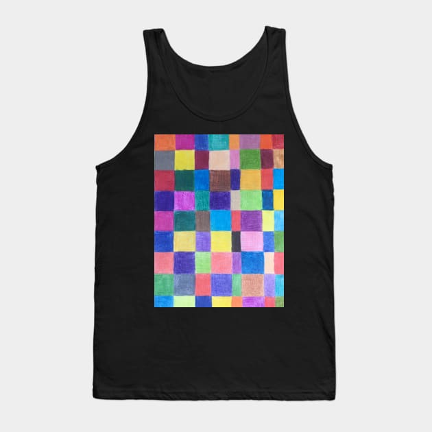 Color Block Experiment Tank Top by Amanda1775